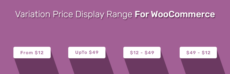Variation Price Display Range for WooCommerce